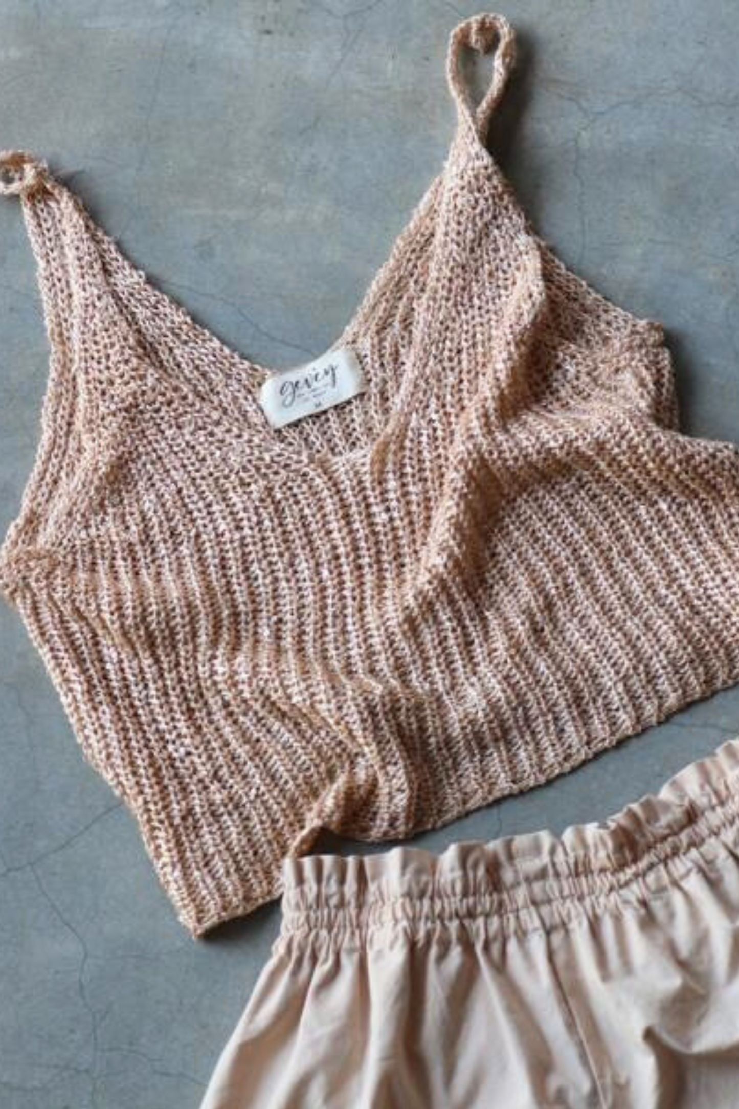 Norma Knitted Crop Tank